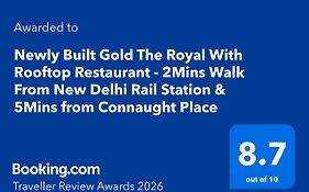 Newly Built Gold The Royal With Rooftop Restaurant - 2Mins Walk From New Delhi Rail Station & 5Mins From Connaught Place